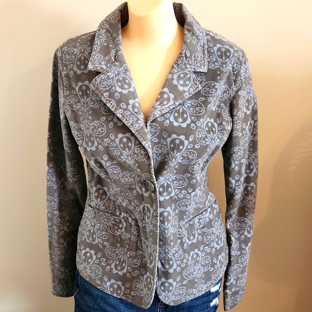 Made with Love by Fossil Ws Medium Printed Blazer
